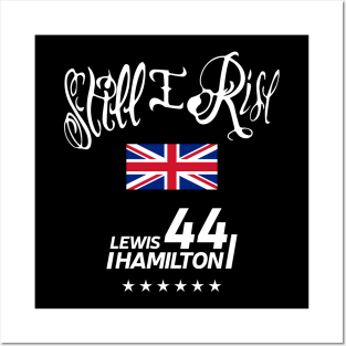 Lewis Hamilton Still I rise Posters and Art